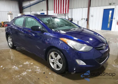 2013 Hyundai Elantra Gls из США, поврежденный, VIN 5NPDH4AE7DH440706